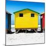 Awesome South Africa Collection Square - Colorful Beach Huts-Philippe Hugonnard-Mounted Photographic Print