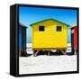 Awesome South Africa Collection Square - Colorful Beach Huts-Philippe Hugonnard-Framed Stretched Canvas