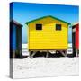 Awesome South Africa Collection Square - Colorful Beach Huts-Philippe Hugonnard-Stretched Canvas