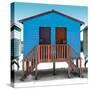 Awesome South Africa Collection Square - Colorful House "Forty Six & Forty Seven" Powder Blue-Philippe Hugonnard-Stretched Canvas