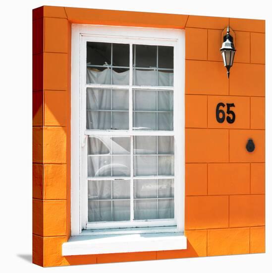 Awesome South Africa Collection Square - Colorful House "Sixty Five" Orange-Philippe Hugonnard-Stretched Canvas