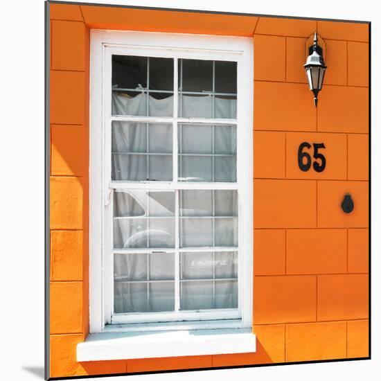 Awesome South Africa Collection Square - Colorful House "Sixty Five" Orange-Philippe Hugonnard-Mounted Photographic Print