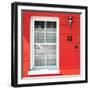 Awesome South Africa Collection Square - Colorful House "Sixty Five" Red-Philippe Hugonnard-Framed Photographic Print