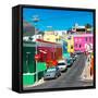 Awesome South Africa Collection Square - Colorful Houses - Bo-Kaap Cape Town I-Philippe Hugonnard-Framed Stretched Canvas