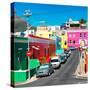 Awesome South Africa Collection Square - Colorful Houses - Bo-Kaap Cape Town I-Philippe Hugonnard-Stretched Canvas