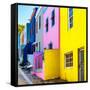 Awesome South Africa Collection Square - Colorful Houses - Bo-Kaap Cape Town II-Philippe Hugonnard-Framed Stretched Canvas