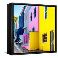 Awesome South Africa Collection Square - Colorful Houses - Bo-Kaap Cape Town II-Philippe Hugonnard-Framed Stretched Canvas