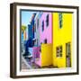 Awesome South Africa Collection Square - Colorful Houses - Bo-Kaap Cape Town II-Philippe Hugonnard-Framed Photographic Print