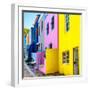 Awesome South Africa Collection Square - Colorful Houses - Bo-Kaap Cape Town II-Philippe Hugonnard-Framed Photographic Print