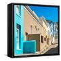 Awesome South Africa Collection Square - Colorful Houses - Bo-Kaap Cape Town III-Philippe Hugonnard-Framed Stretched Canvas