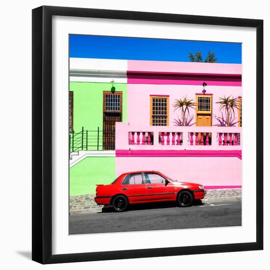 Awesome South Africa Collection Square - Colorful Houses - Cape Town II-Philippe Hugonnard-Framed Photographic Print