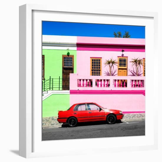 Awesome South Africa Collection Square - Colorful Houses - Cape Town II-Philippe Hugonnard-Framed Photographic Print