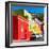 Awesome South Africa Collection Square - Colorful Houses - Cape Town-Philippe Hugonnard-Framed Photographic Print