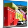 Awesome South Africa Collection Square - Colorful Houses - Cape Town-Philippe Hugonnard-Mounted Photographic Print