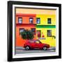 Awesome South Africa Collection Square - Colorful Houses "Red Chico"-Philippe Hugonnard-Framed Photographic Print