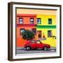 Awesome South Africa Collection Square - Colorful Houses "Red Chico"-Philippe Hugonnard-Framed Photographic Print