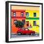 Awesome South Africa Collection Square - Colorful Houses "Red Chico"-Philippe Hugonnard-Framed Photographic Print