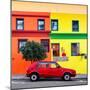 Awesome South Africa Collection Square - Colorful Houses "Red Chico"-Philippe Hugonnard-Mounted Photographic Print