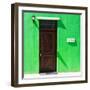 Awesome South Africa Collection Square - Colorful Houses "Sixty Three" Green-Philippe Hugonnard-Framed Photographic Print