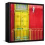 Awesome South Africa Collection Square - Colors Gateway Yellow & Red-Philippe Hugonnard-Framed Stretched Canvas