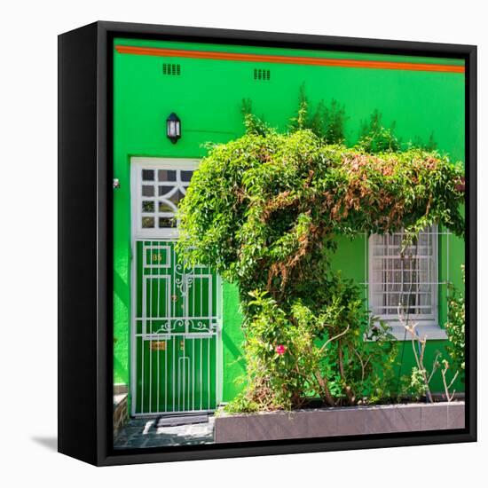 Awesome South Africa Collection Square - Green House - Cape Town-Philippe Hugonnard-Framed Stretched Canvas