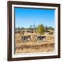 Awesome South Africa Collection Square - Herd of Zebra-Philippe Hugonnard-Framed Photographic Print