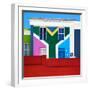 Awesome South Africa Collection Square - House African Colors - Cape Town-Philippe Hugonnard-Framed Photographic Print