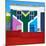 Awesome South Africa Collection Square - House African Colors - Cape Town-Philippe Hugonnard-Mounted Photographic Print