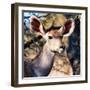 Awesome South Africa Collection Square - Impala Portrait II-Philippe Hugonnard-Framed Photographic Print