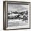 Awesome South Africa Collection Square - Landscape of Boulders Beach - Cape Town B&W-Philippe Hugonnard-Framed Photographic Print