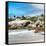 Awesome South Africa Collection Square - Landscape of Boulders Beach - Cape Town-Philippe Hugonnard-Framed Stretched Canvas