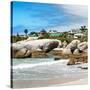 Awesome South Africa Collection Square - Landscape of Boulders Beach - Cape Town-Philippe Hugonnard-Stretched Canvas
