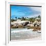 Awesome South Africa Collection Square - Landscape of Boulders Beach - Cape Town-Philippe Hugonnard-Framed Photographic Print