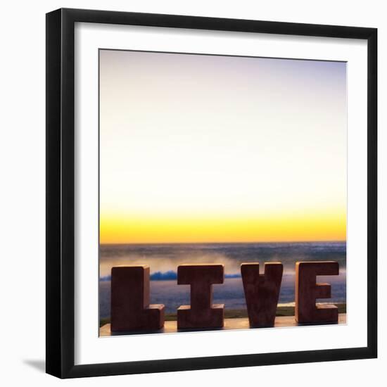 Awesome South Africa Collection Square - "LIVE"-Philippe Hugonnard-Framed Photographic Print