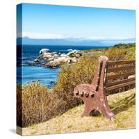 Awesome South Africa Collection Square - Lonely Bench II-Philippe Hugonnard-Stretched Canvas