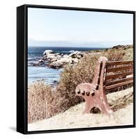 Awesome South Africa Collection Square - Lonely Bench-Philippe Hugonnard-Framed Stretched Canvas