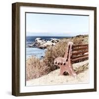 Awesome South Africa Collection Square - Lonely Bench-Philippe Hugonnard-Framed Photographic Print