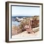 Awesome South Africa Collection Square - Lonely Bench-Philippe Hugonnard-Framed Photographic Print