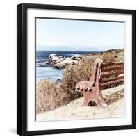 Awesome South Africa Collection Square - Lonely Bench-Philippe Hugonnard-Framed Photographic Print