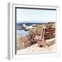 Awesome South Africa Collection Square - Lonely Bench-Philippe Hugonnard-Framed Photographic Print