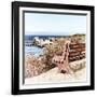 Awesome South Africa Collection Square - Lonely Bench-Philippe Hugonnard-Framed Photographic Print