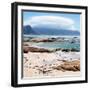 Awesome South Africa Collection Square - Ocean view from Boulders Beach-Philippe Hugonnard-Framed Photographic Print