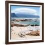 Awesome South Africa Collection Square - Ocean view from Boulders Beach-Philippe Hugonnard-Framed Photographic Print