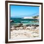 Awesome South Africa Collection Square - Penguin Colony on Beach-Philippe Hugonnard-Framed Photographic Print