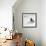 Awesome South Africa Collection Square - Penguin Lovers B&W-Philippe Hugonnard-Framed Photographic Print displayed on a wall