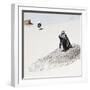 Awesome South Africa Collection Square - Penguin Lovers-Philippe Hugonnard-Framed Photographic Print