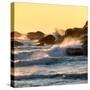 Awesome South Africa Collection Square - Power of the Ocean at Sunset II-Philippe Hugonnard-Stretched Canvas