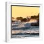 Awesome South Africa Collection Square - Power of the Ocean at Sunset II-Philippe Hugonnard-Framed Photographic Print