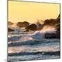 Awesome South Africa Collection Square - Power of the Ocean at Sunset II-Philippe Hugonnard-Mounted Photographic Print
