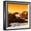 Awesome South Africa Collection Square - Power of the Ocean at Sunset IV-Philippe Hugonnard-Framed Photographic Print